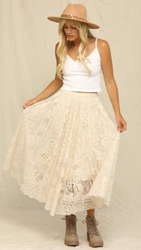 Texas Love & Lace Skirt