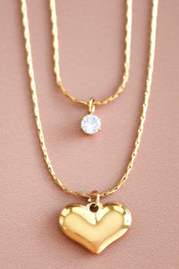 FMN188 Heart Gold Plated