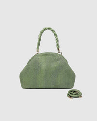 Lotus Clutch Sage Green