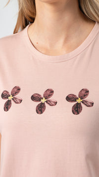 T Shirt Antique Rose Hydrangeas