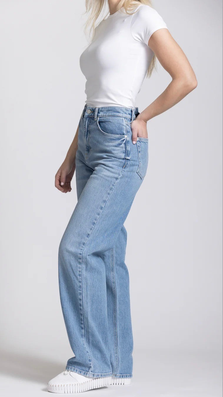 Vionne Z Daiva Wash Wide Leg Jean