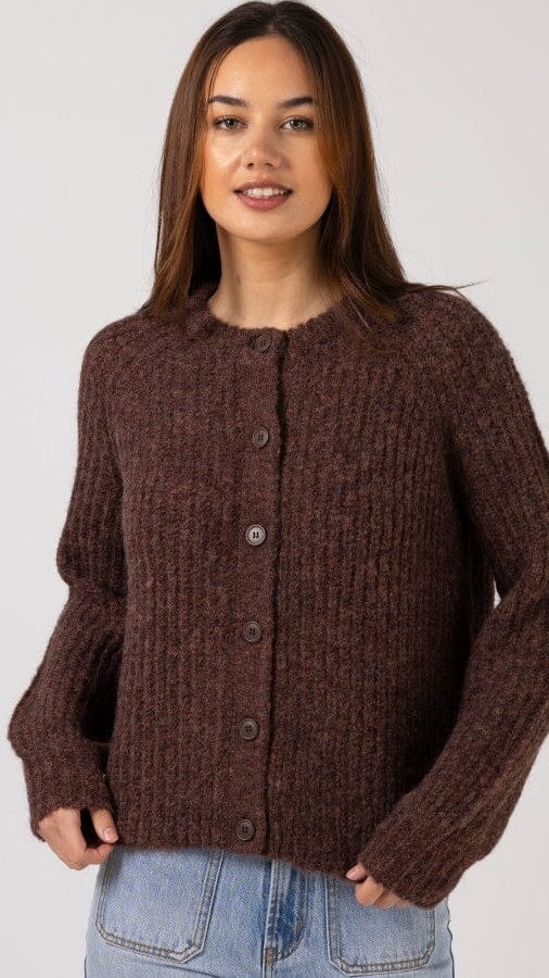 Corinne Cardigan Chocolate