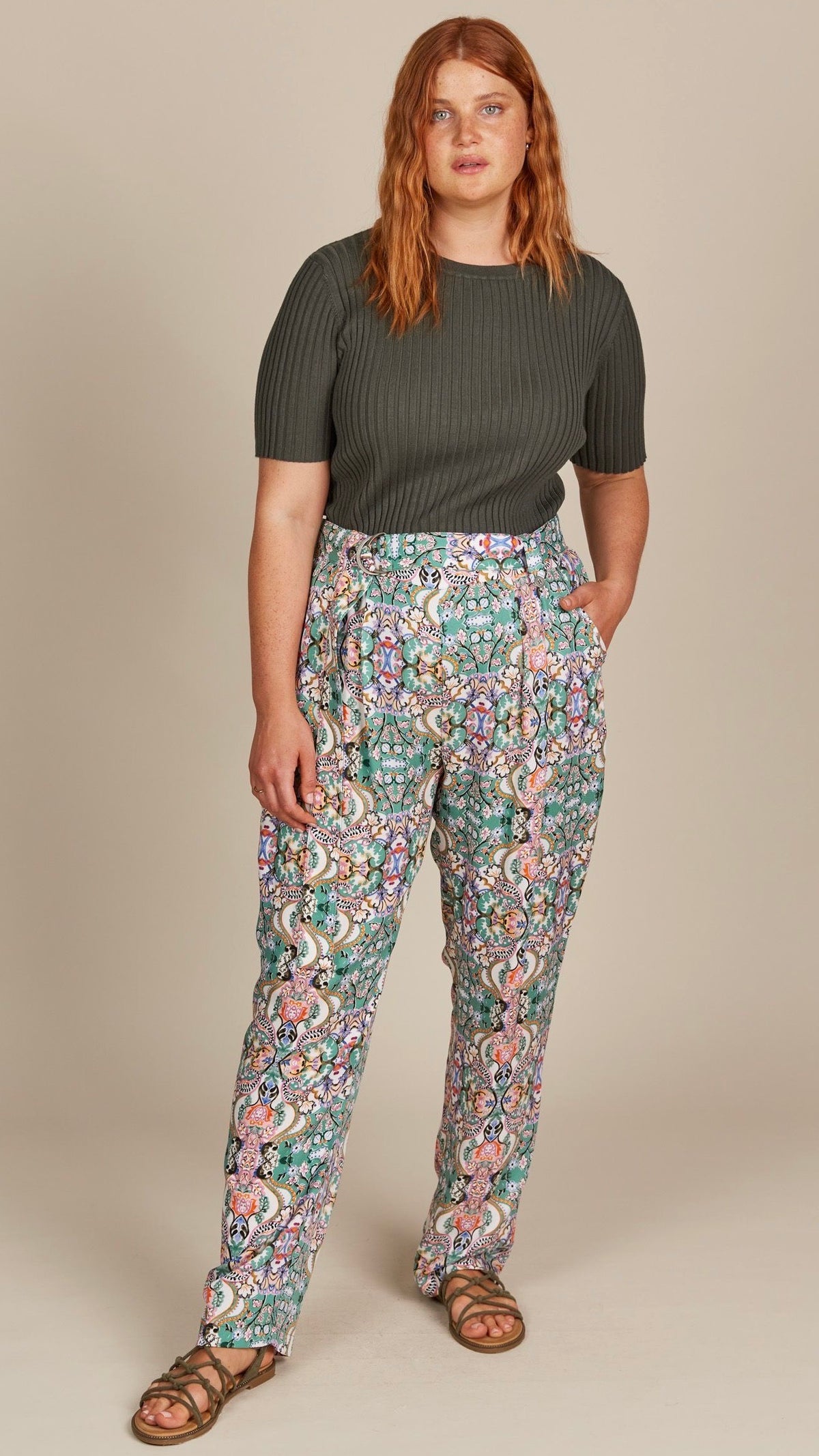 Esme Pant Lotus Fleuron