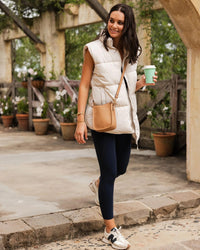 Parker Phone Crossbody Bag Caramel