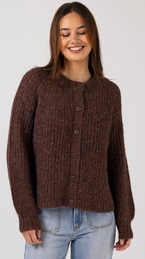 Corinne Cardigan Chocolate