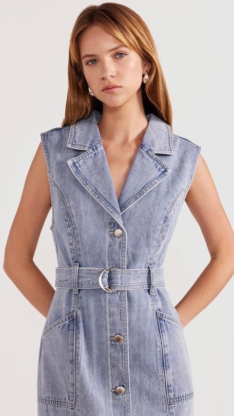 Calla Denim Midi Dress