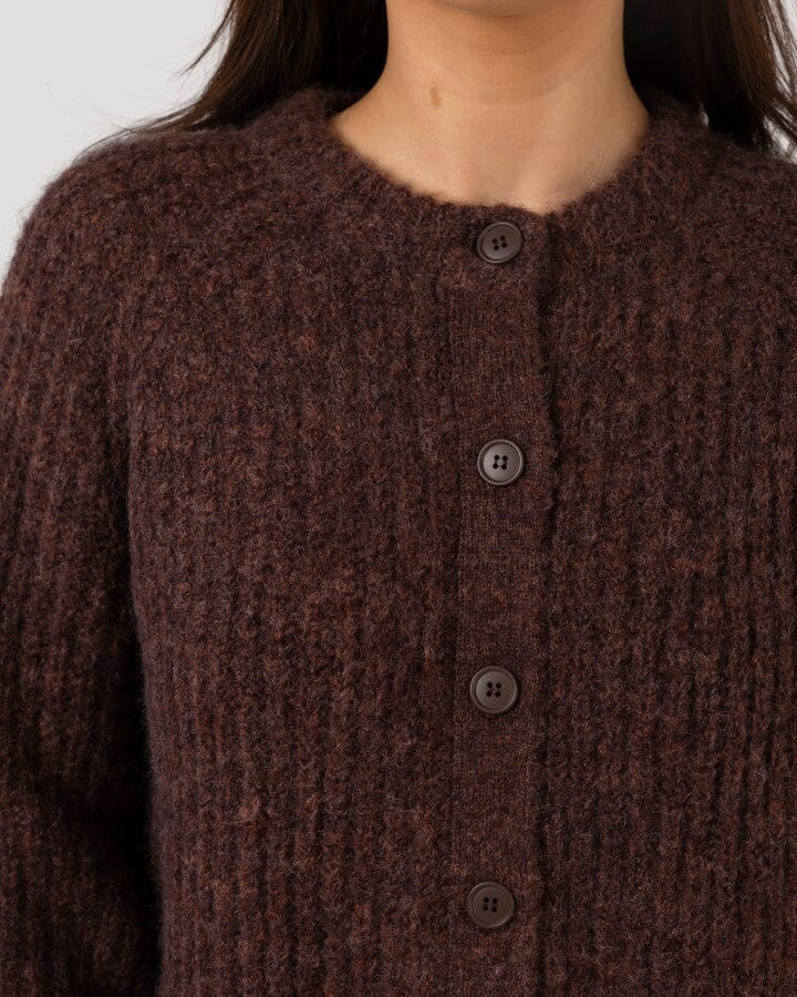 Corinne Cardigan Chocolate