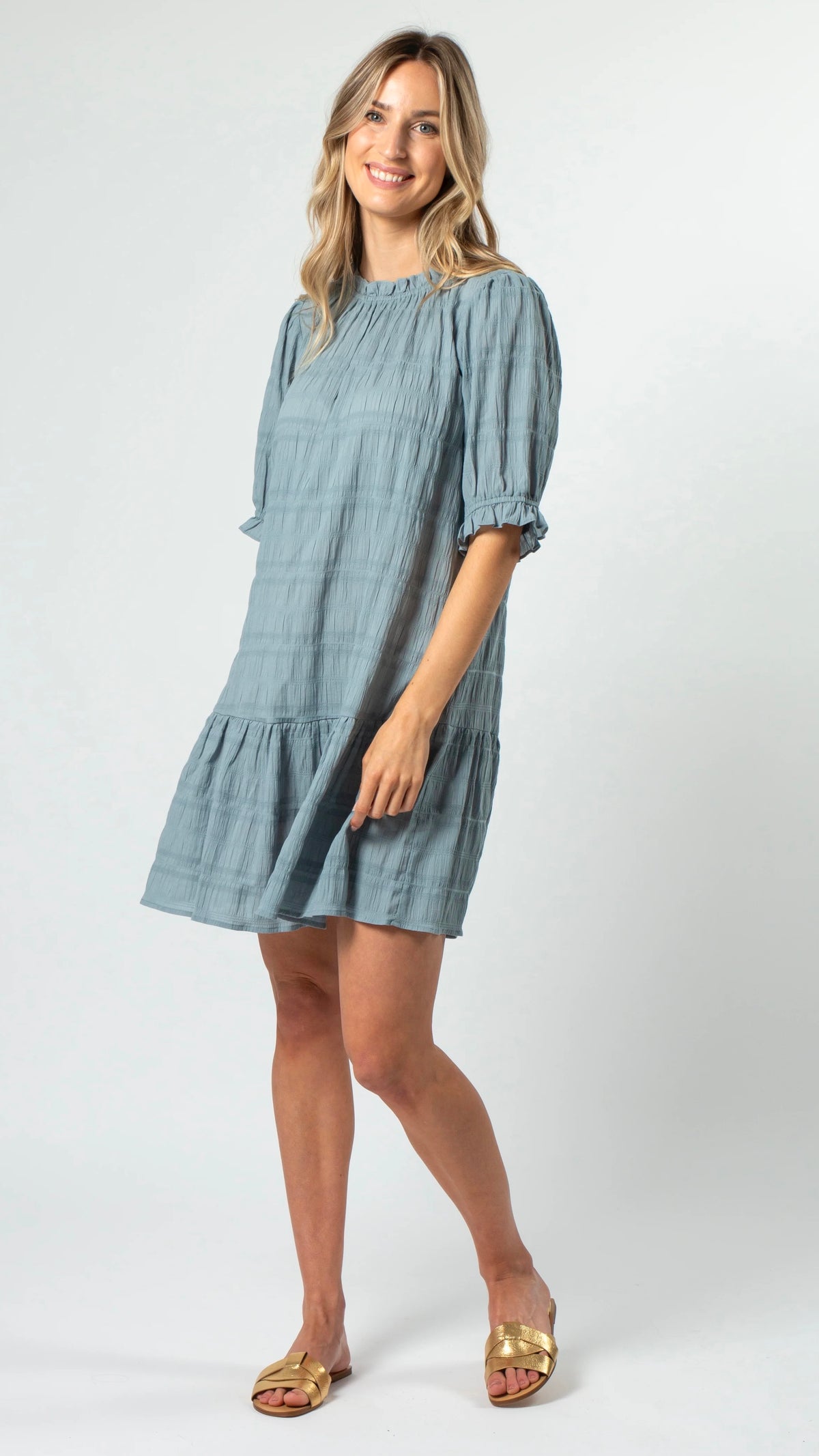 Keely Dress Bluebell