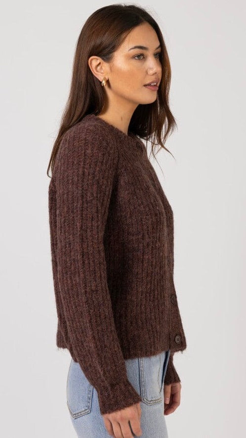 Corinne Cardigan Chocolate