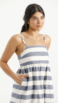 Riley Dress Beach Stripe