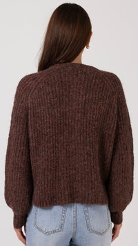 Corinne Cardigan Chocolate