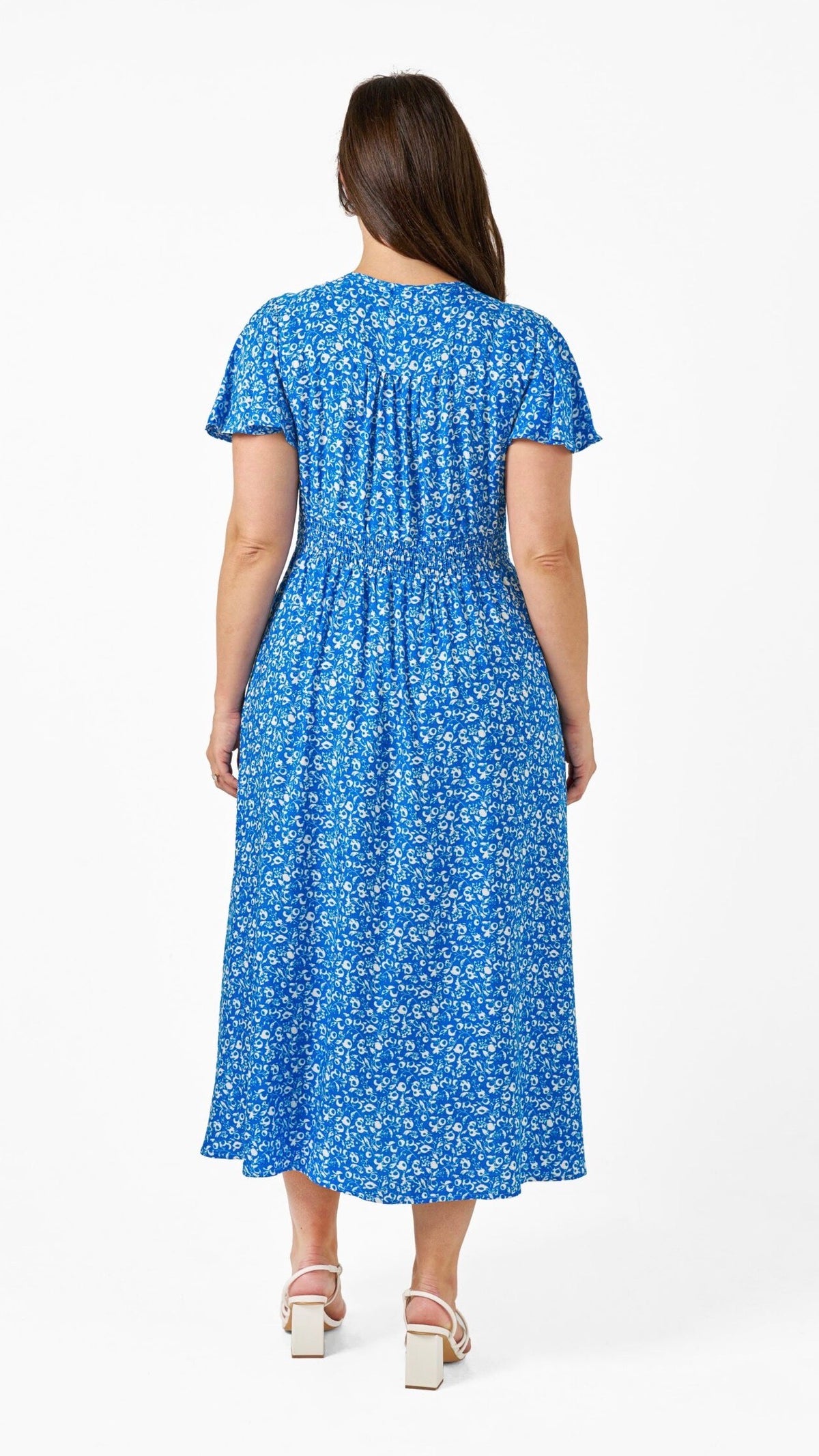 Norman Dress Blue Floral