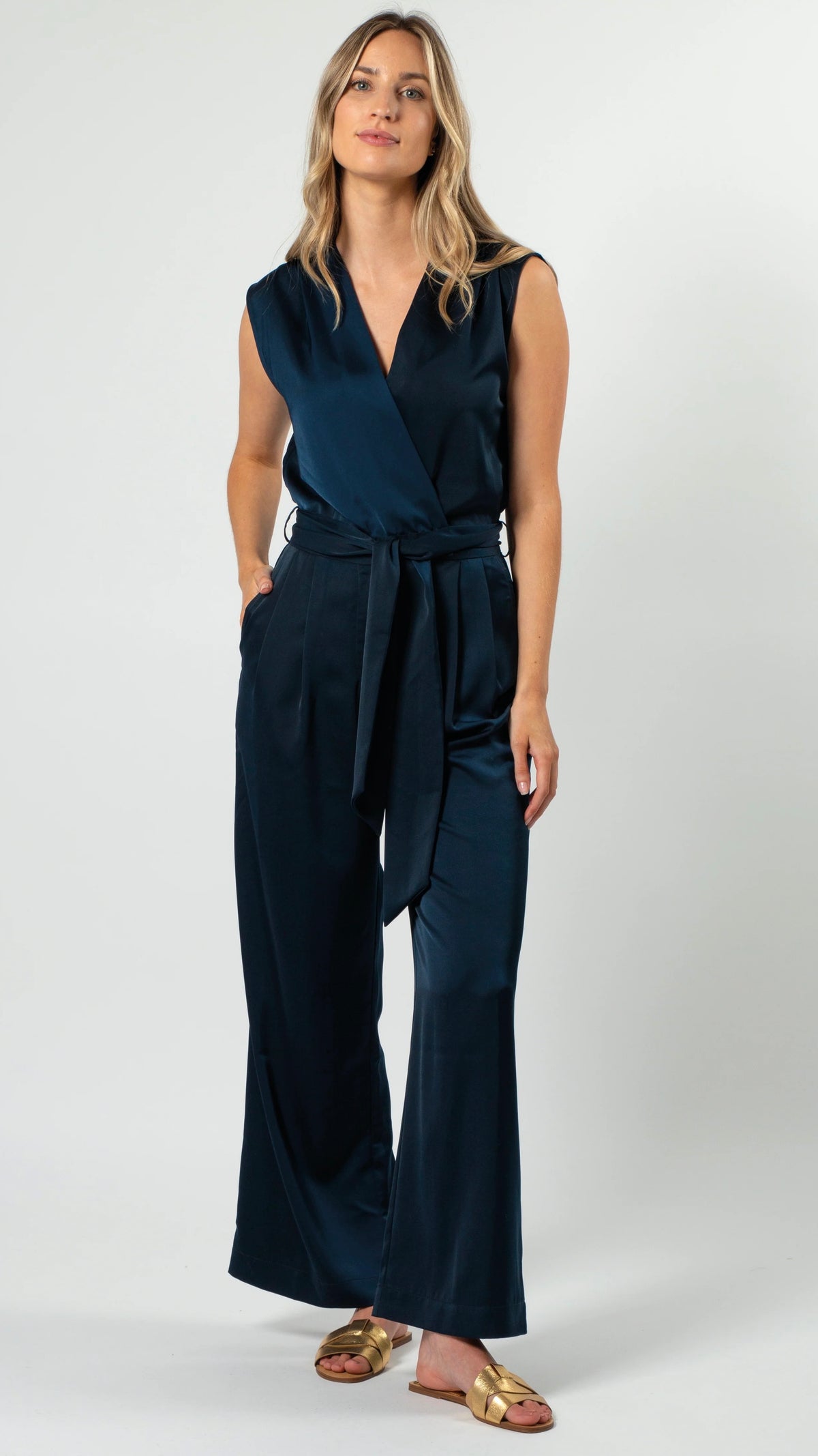 Juno Jumpsuit Navy