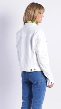 Rylan Denim Jacket White