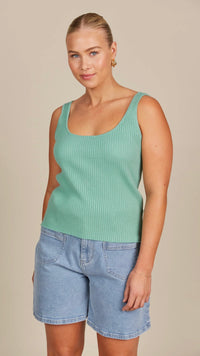 Adele Tank Seafoam