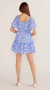 Waverly Flutter Sleeve Mini Dress