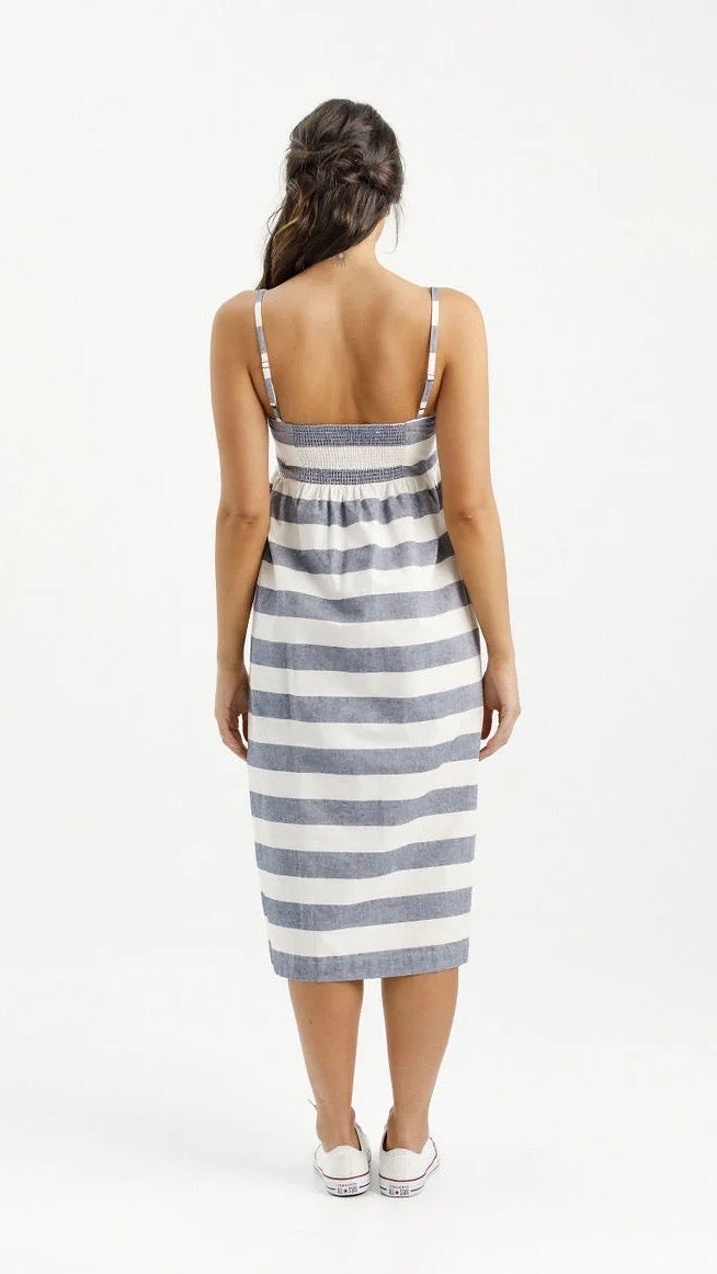 Riley Dress Beach Stripe