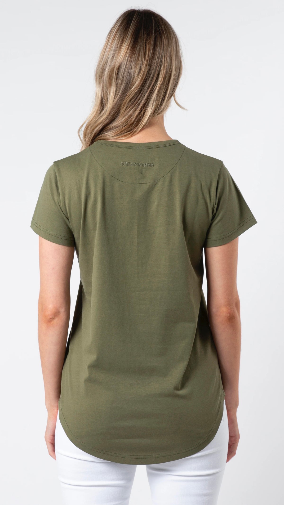 T Shirt Khaki Petal Garden