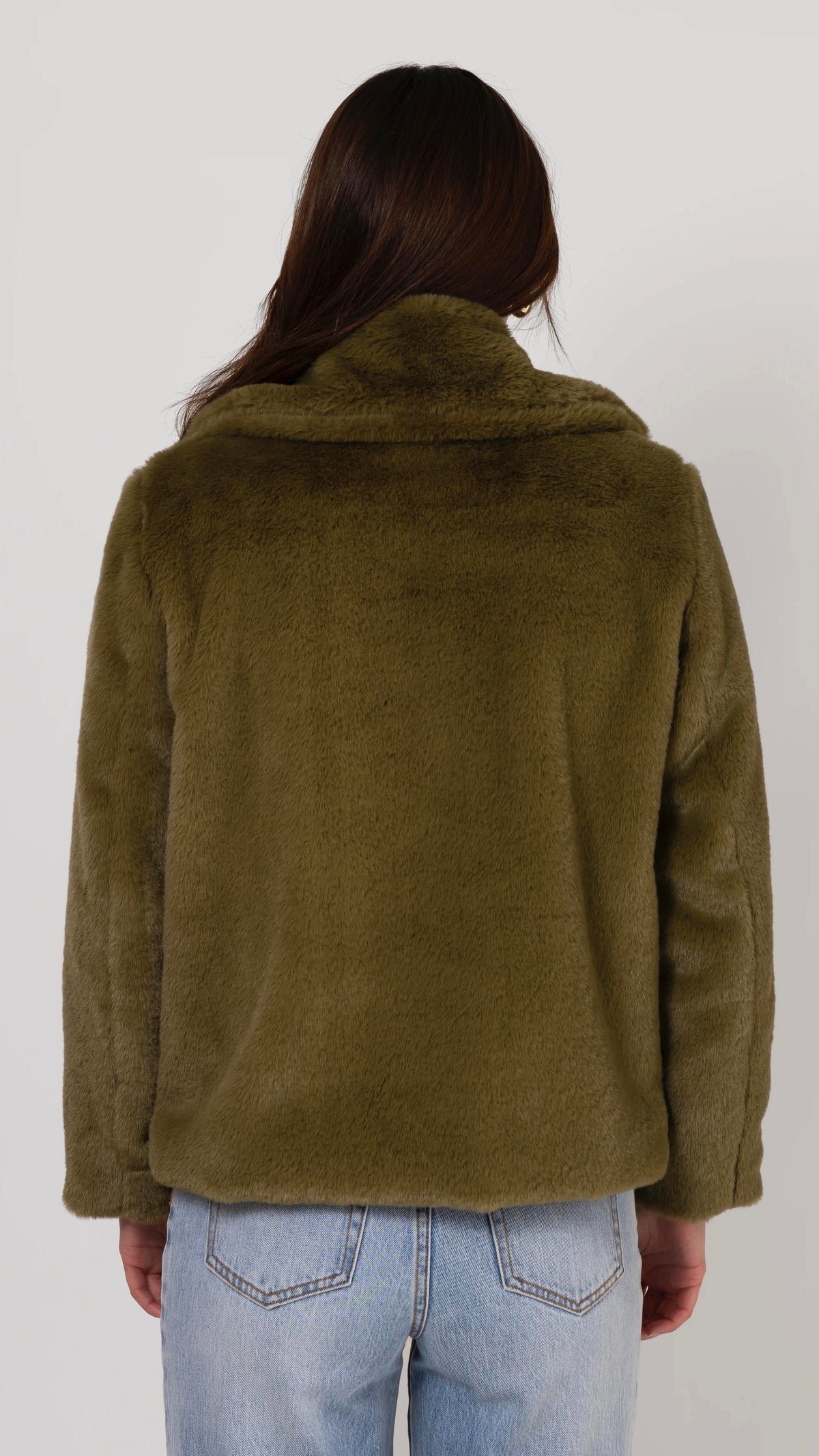 Britta Fur Jacket Moss