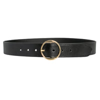 Ella Leather Belt Black