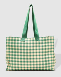 Simpson Shopper Bag Green Cream