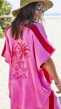 Resort Beach Shirt Pink