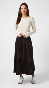 Julia Skirt Chocolate