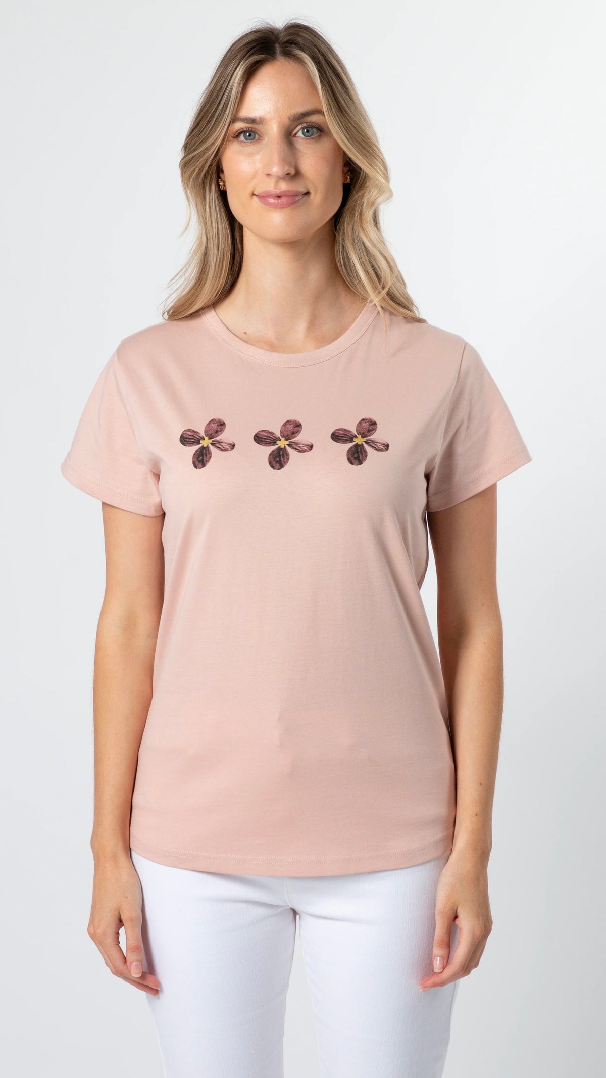 T Shirt Antique Rose Hydrangeas