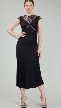 Alannah Lace Dress Black