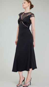 Alannah Lace Dress Black