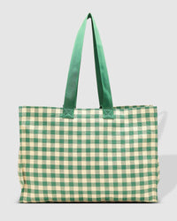 Simpson Shopper Bag Green Cream