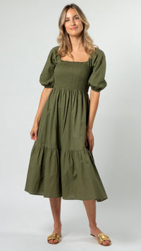 Mikki Dress Olive Grove