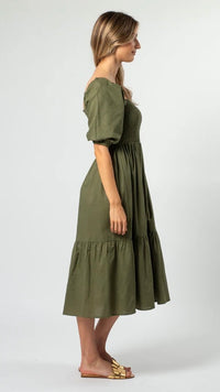 Mikki Dress Olive Grove