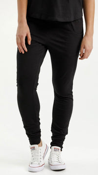 Apartment Pants Black with Stormy Stripe X