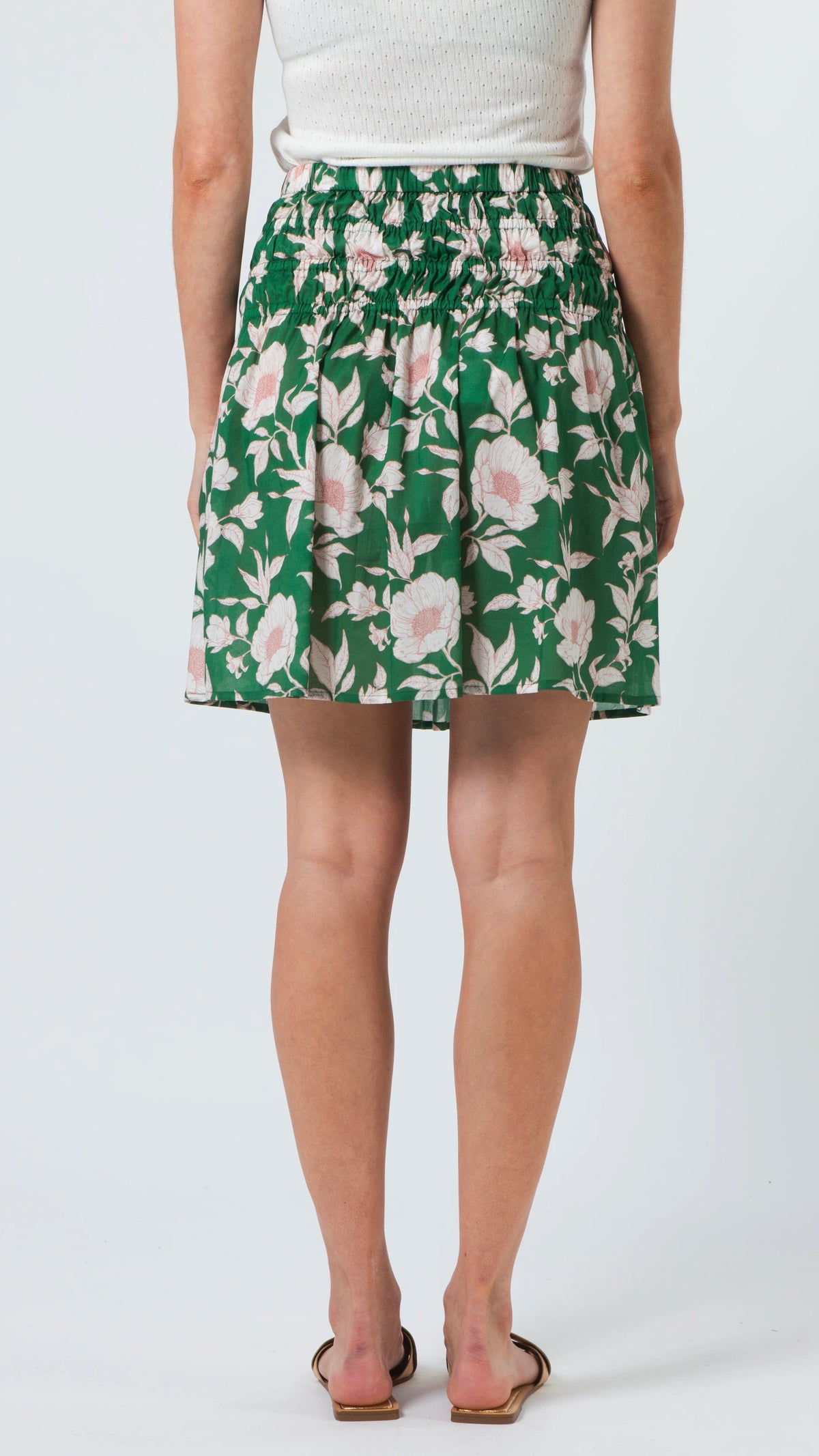 Orla Skirt Vintage Green Floral