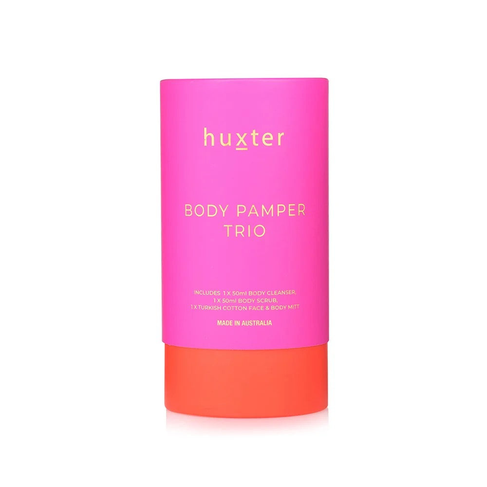 Body Pamper Trio Fuchsia with Orange