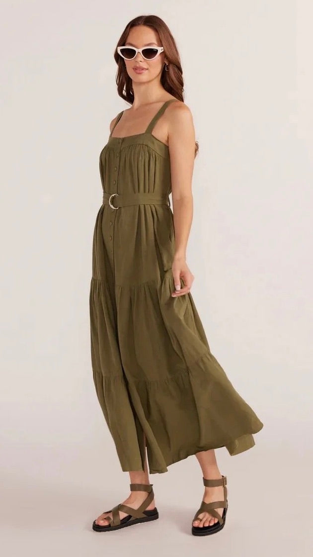 Amara Tiered Midi Dress