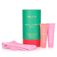 Body Pamper Trio Emerald Green With Bright Pink