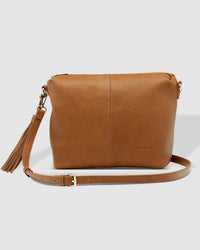 Daisy Stripe Crossbody Bag Tan