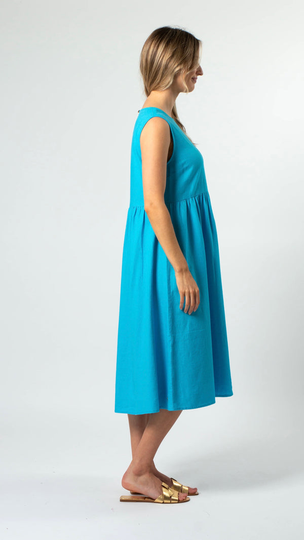 Kayleigh Dress Santorini Blues