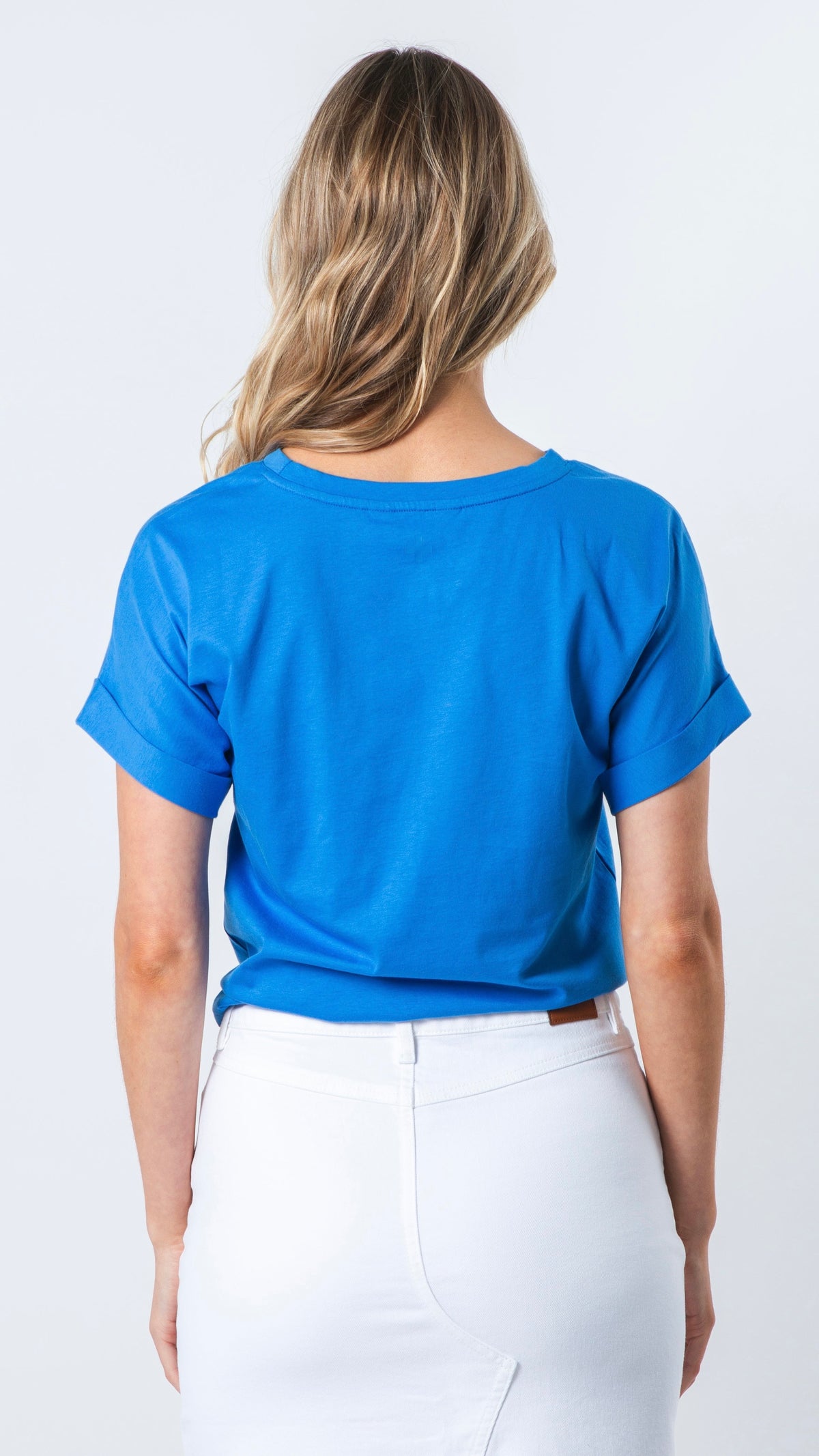 Stella Essentials Tie Top Azure Blue