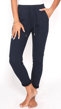 Riley Denim Joggers Ink