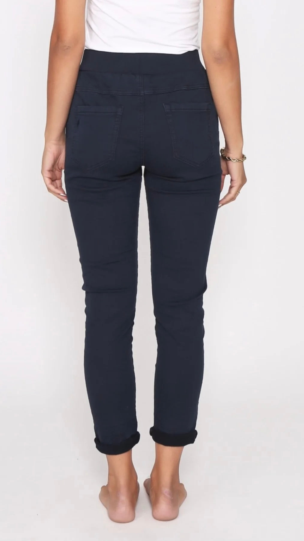 Riley Denim Joggers Ink