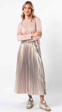 Shimmer Top Rose