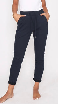 Riley Denim Joggers Ink