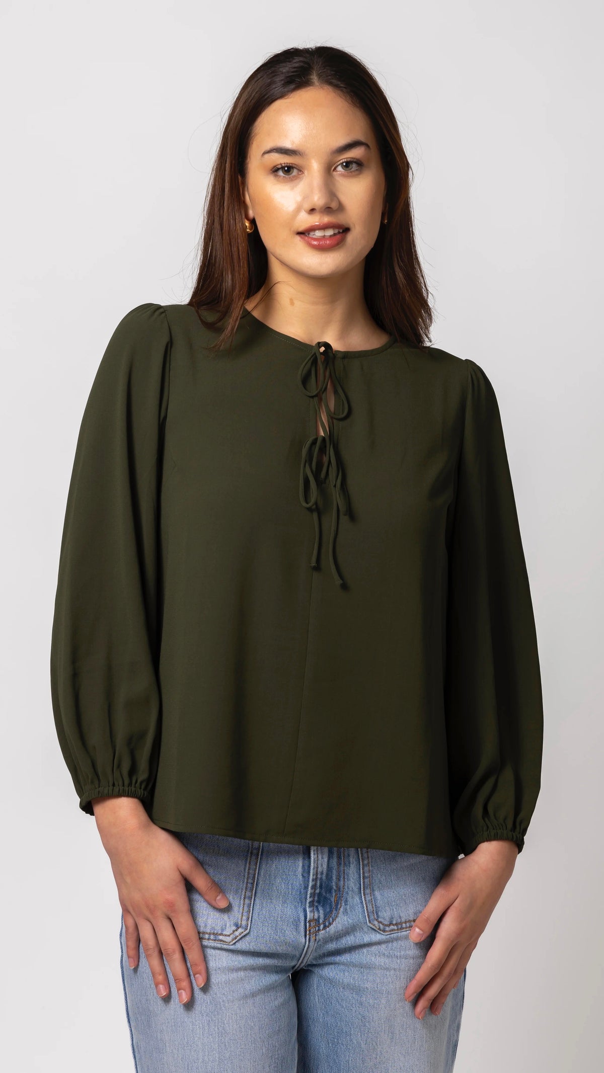 Sonnet Blouse Kahki