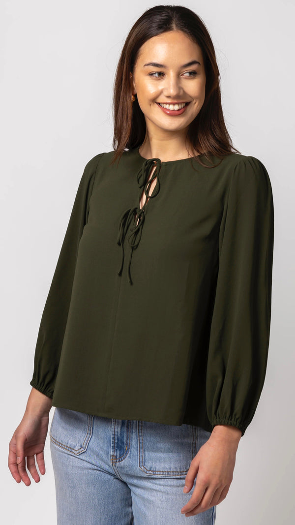 Sonnet Blouse Kahki