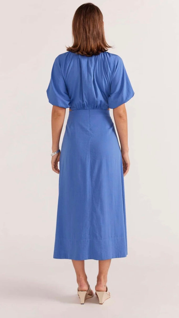 Demi Midi Dress Blue