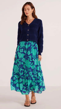 Connie Tiered Midi Skirt