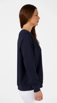 Classic Sweater Logo Navy